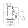 Насос дренажний Thermo Alliance QXD10-16-0,75 0,75 кВт — Photo 4
