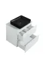 Тумба SANWEST GROUP VELMA  60 біла +стільниця біла+чаша Грейс — Photo 4