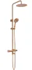 Душовий гарнітур REA LUNGO BRUSHED COPPER з термостатом та виливом — Photo 9