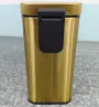 Відро для сміття з плавним закриттям прямокутне Mixxus Premium Quadro-TC0105 Brushed Gold 5 л (колір матове золото) (MI8394) — Photo 43