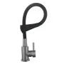 Змішувач для кухні Lidz Aria 015F31 (k35) з гнучким виливом LDARI015F31BGRP49566 Graphite/Black — Photo 13
