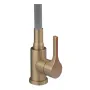 Змішувач для кухні ZERIX REX-011 BRUSHED GOLD REFL.GREY з нерж. сталі (Колір матове золото+силіконовий вилив сірий) (ZX6133) — Photo 9