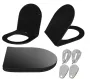 Сидіння для унітазу REA FLAT BLACK * — Photo 7