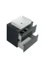 Тумба SANWEST GROUP VELMA  60 графіт +стільниця графіт+чаша Грейс — Photo 4