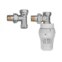 Комплект для підключення радіатора Koer SET-23 - 1/2'' кутовий з термоголовкою, клікове кріплення (KR5284) — Photo 8