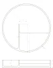 Тарілка для косметики, кам'яна Solid surface D280*45mm — Photo 3