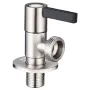 Кран для підключення сантехприладів Zerix VAL-12-1/2x3/4 з нерж.сталі SUS304 (ZX5105) — Photo 3