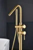 IMEX CORCEGA BRUSHED GOLD Підлоговий змішувач для ванни, PVD матове золото — Photo 6