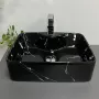 Умивальник (раковина) VBI FORLI BLACK MARMO GLOSSY накладний — Photo 9