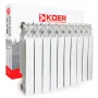 Радіатор секційний KOER 100 Bimetal-500 ROYAL (KR4957) / Ціна за 1 секцію — Photo 2