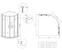 Душова кабіна без піддону Koer SR SC04-90x90x195-TR-01 прозоре скло Easy Clean 5мм, хром (KR5360) — Photo 41