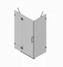 Бічна стінка до кабіни Koer SR SW04-80x200-TR-01 прозоре скло Easy Clean 10мм, хром (KR5389) — Photo 83