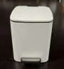 Відро для сміття з плавним закриттям квадратне ZERIX KUBIX-TC0106 WHITE 6 л (колір білий) (ZX6109) — Photo 18