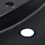 Комплект Qtap Scorpio: Раковина накладна овальна 505x385x120 мм Matt Black + Донний клапан PU03 — Photo 10