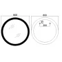 Дзеркало Mixxus PLAIN MC10-80 з Led Touch, Anti-fog, димером, регулятором яскравості, годинником (MI6932) — Photo 25