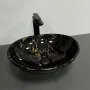Умивальник (раковина) VBI PARMA MARBLE BLACK GLOSSY накладний — Photo 4