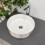 Умивальник (раковина) VBI PRATO SILVER WHITE накладний — Photo 7