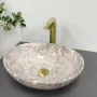 Умивальник (раковина) VBI PARMA GREY STONE GLOSSY накладний — Photo 5