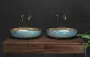 Умивальник (раковина) REA MARGOT BLUE GOLD накладний * — Photo 8