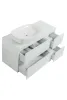 Тумба SANWEST GROUP VELMA 120 біла +стільниця біла +чаша Грейс — Photo 4