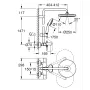 Душова система настінного монтажу Grohe Tempesta System 250 з термостатом для ванни (26672001) — Photo 7