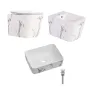 Комплект Qtap Tern Marble 3 в 1: підвісний унітаз Ultra Quiet + біде підвісне + раковина накладна QTTERMR49164 — Photo 10