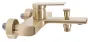 Змішувач для ванни та душу REA VERSO BRUSHED GOLD настінний з виливом — Photo 13