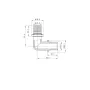 Кутник рівнопрохідний 90 Koer KA.L20 - 20(2.8mm) x 20(2.8mm) (KR4872) — Photo 5