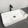 Умивальник (раковина) VBI TRIEST MARBLE накладний — Photo 7