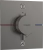 SHOWERSELECT COMFORT E термостат для 2споживачів, прихований монтаж, колір шліфованний чорний хром — Photo 2