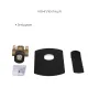Акційний набір Qtap: Змішувач для душу Slavonice QTSLA267BLM45903+Лійка Rucni QTRUCA120O3KBB+Шланг Hadice QTHADPVCSQ160B+Тримач QT829910842854OB — Photo 10