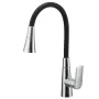 Змішувач для кухні Mixxus Premium Matis 011-T (NUT) Refl.Black (Колір хром+силік.вилив чорний) (MI8266) — Photo 7