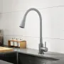 Змішувач для кухні Lidz Aria 015F31 (k35) з гнучким виливом LDARI015F31GGRP49567 Graphite/Grey — Photo 17