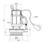 Насос дренажний Thermo Alliance QXD1,5-25-0,55 0,55 кВт — Photo 4