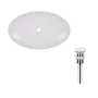 Комплект Qtap Dove: Раковина накладна овальна 680х420х120 мм White + Донний клапан PU02 — Photo 6