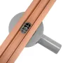 Трап для душу REA NEO 60 SLIM PRO BRUSHED COPPER * — Photo 9