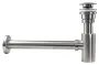 Сифон для раковини REA NICKEL BRUSHED універсальний + CLICK-CLACK * — Photo 7