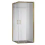 Душова кабіна без піддону Koer SR SC03-90x90x200-TR-12 прозоре скло Easy Clean 6мм, матове золото (KR5358) — Photo 11