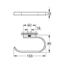 Тримач для туалетного паперу Grohe Selection (41220KF0) — Photo 3