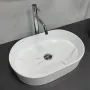 Умивальник VBI VERONA 50 MARBLE WHITE GLOSSY накладний — Photo 7