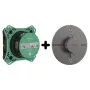 SHOWER SELECT COMFORT S термостат для 2х споживачів, ПМ, колір шліфованний чорний хром+IBOX universal 2.0 прихована частина для змішув (в подарунок) — Photo 2