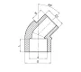 Кут Koer K0263.PRO 20 PPR 45 ВН (KP2907) — Photo 3