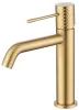 IMEX GENOVA BRUSHED GOLD Змішувач для умивальника, PVD матове золото — Photo 3