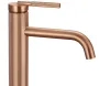 Змішувач для раковини (умивальника) REA ARGON BRUSHED COPPER високий — Photo 8