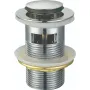 Донний клапан для раковини Koer PW-09-01 1 1/4'' з переливом автоматичний СLICK-СLACK (Колір хром) (KR5796) — Photo 11