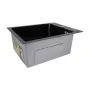 Мийка для кухні інтегрована Lidz Handmade H4050B Brushed Black PVD 3,0/1,0 мм LDH4050BRUBLM49439 — Photo 12