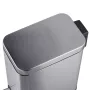 Відро для сміття з плавним закриттям прямокутне Mixxus Premium Quadro-TC0105 SS Color 5л колір нержавійка (MI7062) — Photo 14