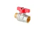 Кран кульовий ГШМ Koer Extreme KE.218-15 - 1/2" FM ручка "метелик" червона (KR5759) — Photo 6