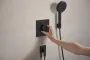 RAINDANCE ALIVE SELECT S душовий набір EcoSmart (ручний душ 3режими, шланг, тримач), чорний матовий — Photo 17