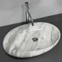 Умивальник (раковина) VBI VICENZA M GREY STONE GLOSSY накладний — Photo 7